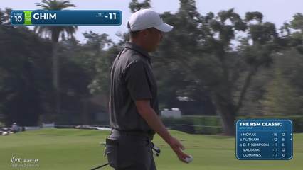 Doug Ghim | Round 2 | 1st hole | Shot 4 | 2025 The RSM Classic