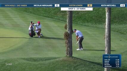 Justin Lower | Round 2 | 16th hole | Shot 3 | 2025 THE PLAYERS