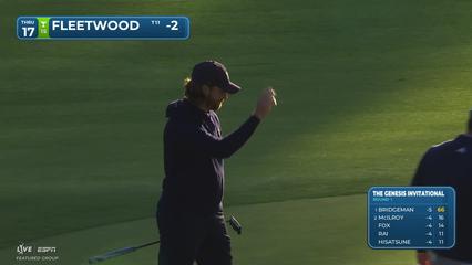 Tommy Fleetwood | Round 1 | 17th hole | Shot 3 | 2026 The Genesis