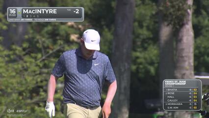 Robert MacIntyre | Round 1 | 16th hole | Shot 2 | 2025 FedEx St. Jude
