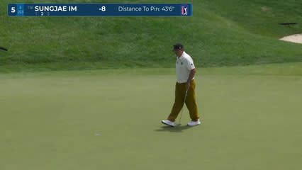 Sungjae Im | Round 3 | 5th hole | Shot 3 | 2026 Travelers