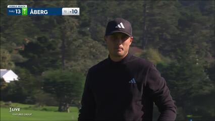 Ludvig Åberg | 2024 AT&T Pebble Beach | Round 2 | 13th hole | Shot 4