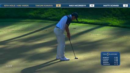 Takumi Kanaya | Round 1 | 10th hole | Shot 4 | 2026 THE PLAYERS
