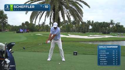 Scottie Scheffler | Round 4 | 3rd hole | Shot 1 | 2026 Cadillac