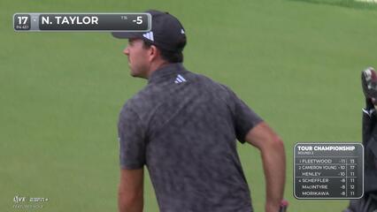 Nick Taylor | Round 2 | 17th hole | Shot 3 | 2025 TOUR Championship