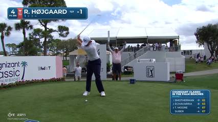 Rasmus Højgaard | Round 1 | 4th hole | Shot 1 | 2026 Cognizant Classic
