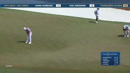 Thorbjørn Olesen | Round 2 | 14th hole | Shot 4 | 2026 THE PLAYERS