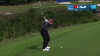 Blades Brown | Round 1 | 18th hole | Shot 4 | 2025 Compliance Solutions