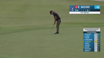 Ryan Moore | Round 2 | 2nd hole | Shot 5 | 2024 Butterfield Bermuda