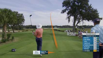 Joel Dahmen | Round 2 | 16th hole | Shot 1 | 2025 The RSM Classic