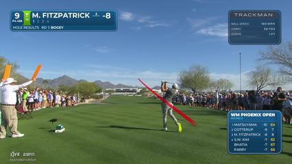 Matt Fitzpatrick | Round 2 | 9th hole | Shot 1 | 2026 WM Phoenix Open