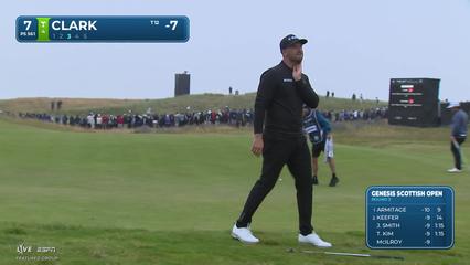 Wyndham Clark | Round 3 | 7th hole | Shot 3 | 2026 Genesis Scottish Open