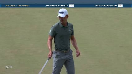 Maverick McNealy | Round 4 | 1st hole | Shot 4 | 2026 THE PLAYERS