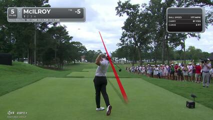 Rory McIlroy | Round 4 | 5th hole | Shot 1 | 2025 TOUR Championship