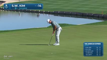 Si Woo Kim | Round 2 | 9th hole | Shot 4 | 2026 The American Express