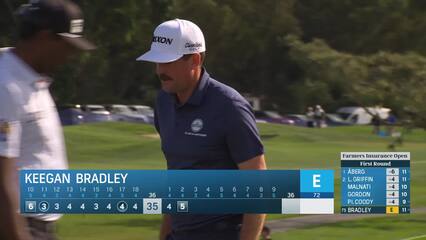 Keegan Bradley | Round 1 | 2nd hole | Shot 5 | 2025 Farmers