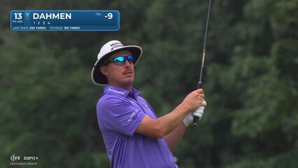 Joel Dahmen | Round 4 | 13th hole | Shot 2 | 2025 Wyndham