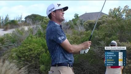 Keegan Bradley | Round 4 | 2nd hole | Shot 1 | 2024 Hero World Challenge