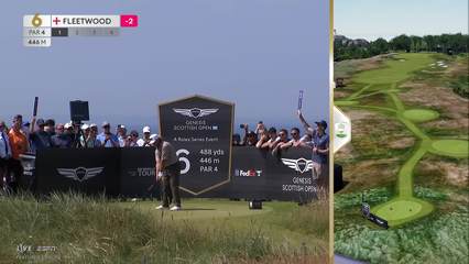 Tommy Fleetwood | Round 2 | 6th hole | Shot 1 | 2026 Genesis Scottish Open