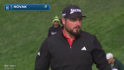 Andrew Novak | Round 4 | 11th hole | Shot 3 | 2025 Farmers