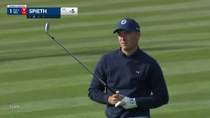 Jordan Spieth | 2022 AT&T Pebble Beach | Round 3 | 1st hole | Shot 2