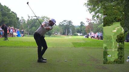Cameron Young | Round 3 | 2nd hole | Shot 1 | 2025 Wyndham
