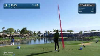 Jason Day | Round 3 | 17th hole | Shot 1 | 2025 The American Express