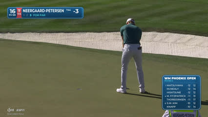 Rasmus Neergaard-Petersen | Round 3 | 16th hole | Shot 3 | 2026 WM Phoenix Open