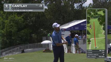 Patrick Cantlay | Round 4 | 9th hole | Shot 1 | 2025 FedEx St. Jude