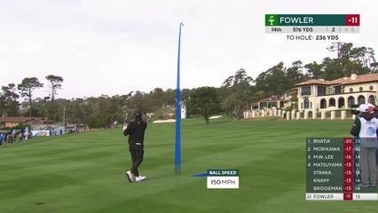 Rickie Fowler | Round 3 | 14th hole | Shot 2 | 2026 AT&T Pebble Beach