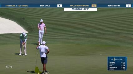 Max Greyserman | Round 1 | 11th hole | Shot 5 | 2025 THE PLAYERS