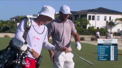 Scottie Scheffler | Round 4 | 13th hole | Shot 2 | 2025 Hero World Challenge