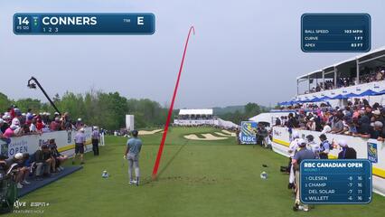 Corey Conners | Round 1 | 14th hole | Shot 1 | 2025 RBC Canadian