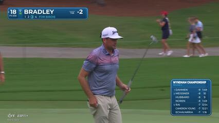 Keegan Bradley | Round 2 | 17th hole | Shot 3 | 2025 Wyndham