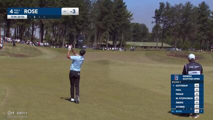 Justin Rose | Round 3 | 4th hole | Shot 2 | 2025 Genesis Scottish Open