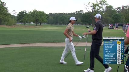 Min Woo Lee | Round 3 | 14th hole | Shot 1 | 2025 Houston Open