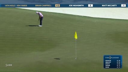 Brian Campbell | Round 1 | 14th hole | Shot 4 | 2025 THE PLAYERS