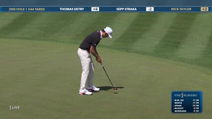 Nick Taylor | Round 2 | 2nd hole | Shot 5 | 2025 THE PLAYERS