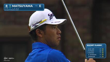 Hideki Matsuyama | Round 1 | 8th hole | Shot 2 | 2025 Rocket Classic