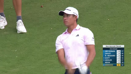 Collin Morikawa | Round 1 | 11th hole | Shot 2 | 2025 Baycurrent