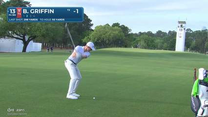 Ben Griffin | Round 1 | 13th hole | Shot 2 | -1 