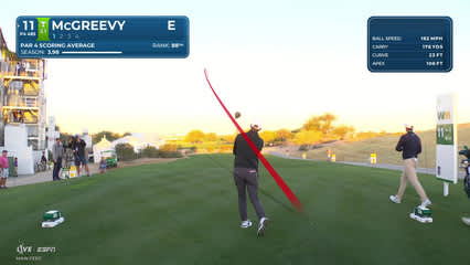 Max McGreevy | Round 1 | 11th hole | Shot 1 | 2026 WM Phoenix Open