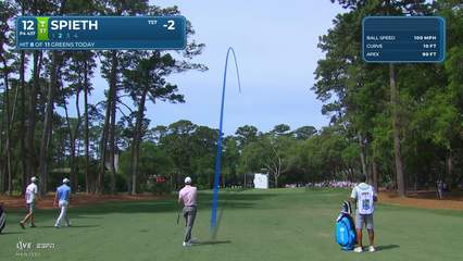 Jordan Spieth | Round 3 | 12th hole | Shot 2 | 2026 RBC Heritage