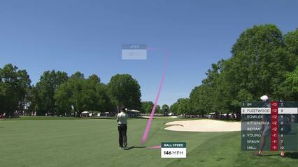 Tommy Fleetwood | Round 4 | 9th hole | Shot 2 | 2026 Truist Championship