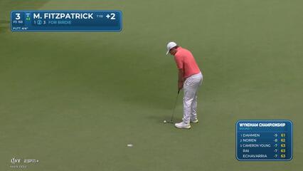 Matt Fitzpatrick | Round 1 | 3rd hole | Shot 2 | 2025 Wyndham