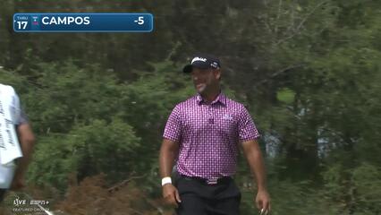 Rafael Campos | Round 2 | 8th hole | Shot 4 | 2025 Mexico Open