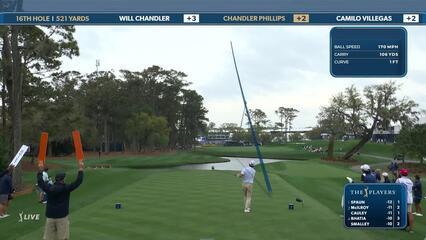 Chandler Phillips | Round 4 | 16th hole | Shot 1 | 2025 THE PLAYERS