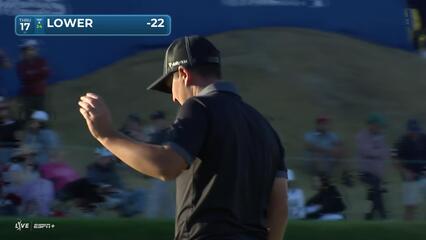 Justin Lower | Round 4 | 17th hole | Shot 3 | 2025 The American Express