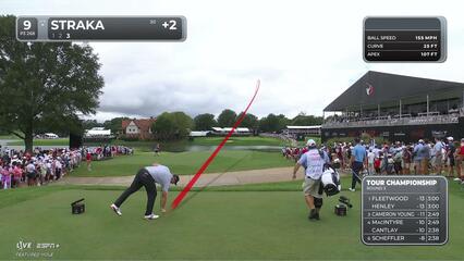 Sepp Straka | Round 3 | 9th hole | Shot 3 | 2025 TOUR Championship