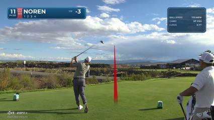Alex Noren | Round 1 | 11th hole | Shot 1 | 2025 Bank of Utah